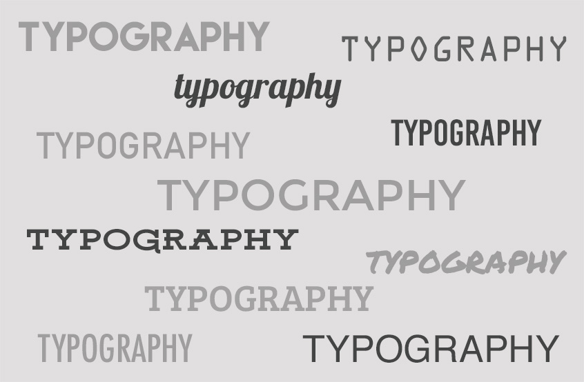 typography header
